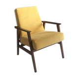 Yellow polish vintage chair 300-201
