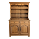 Buffet two bodies Old Furniture in solid oak, Italian rustic style