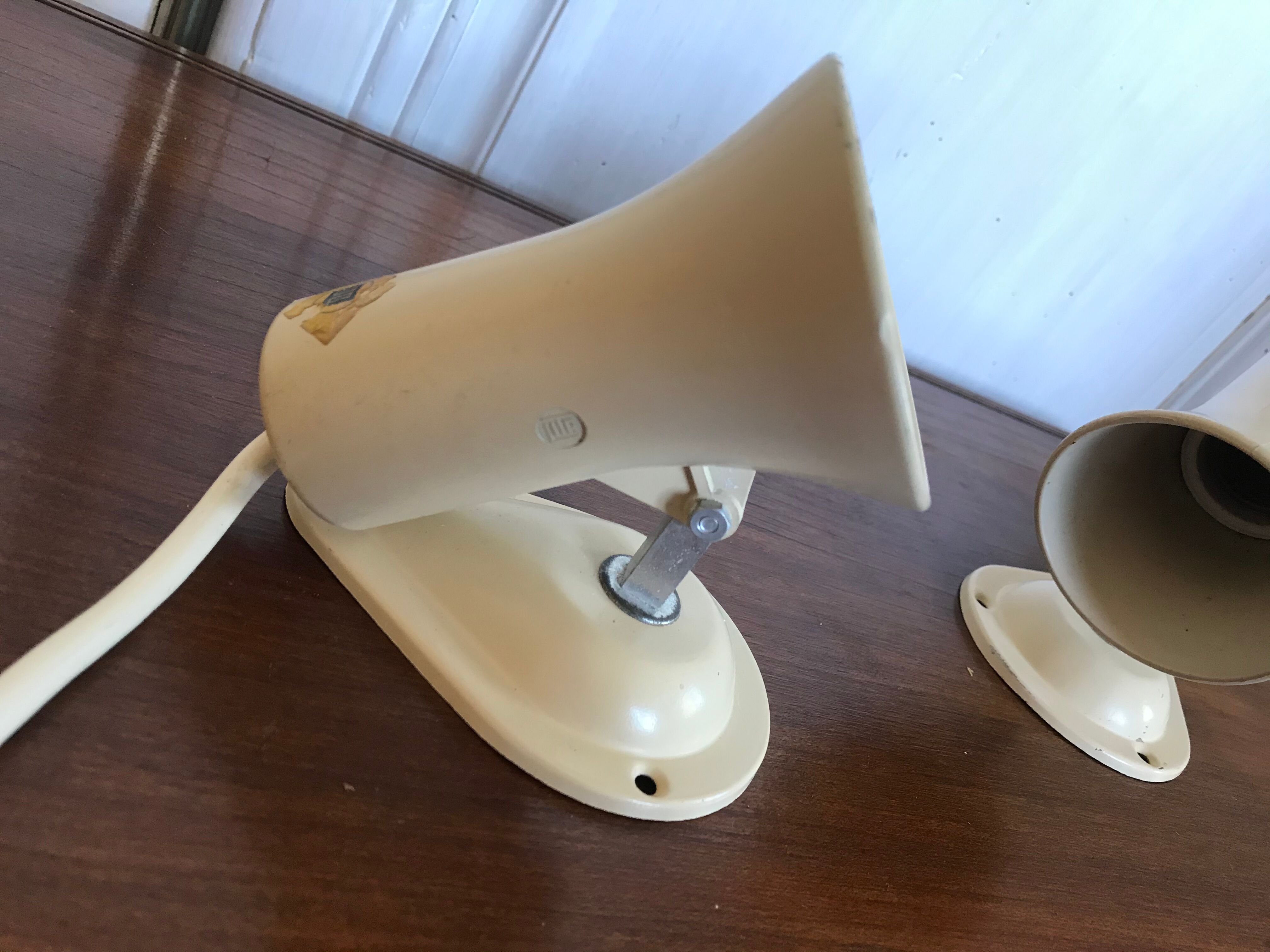 Pair of vintage Lita wall light