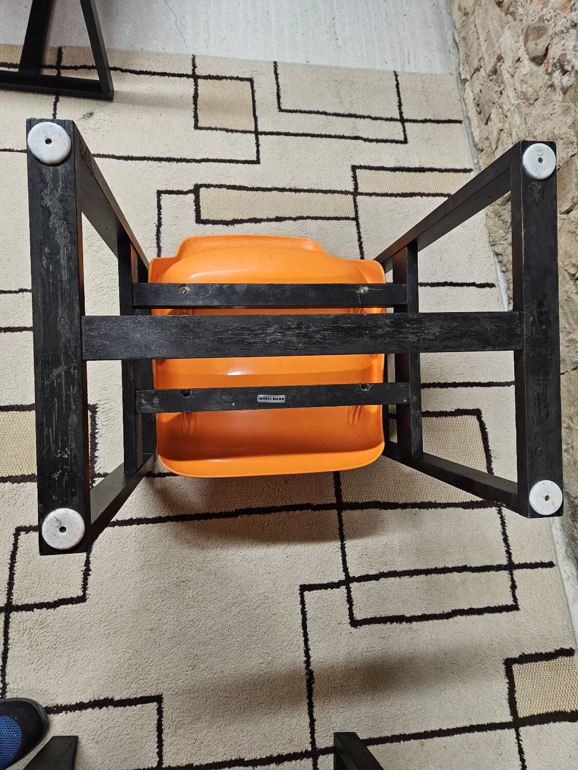 Set of 4 1970s Space Age armchairs