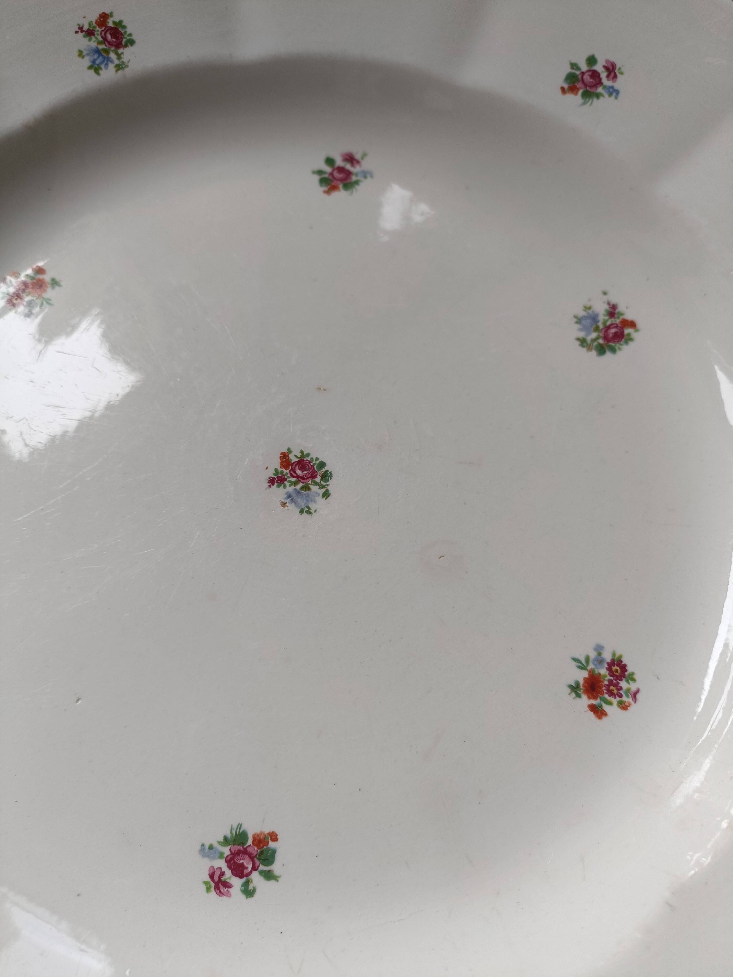 Large dish Digoin Sarreguemines