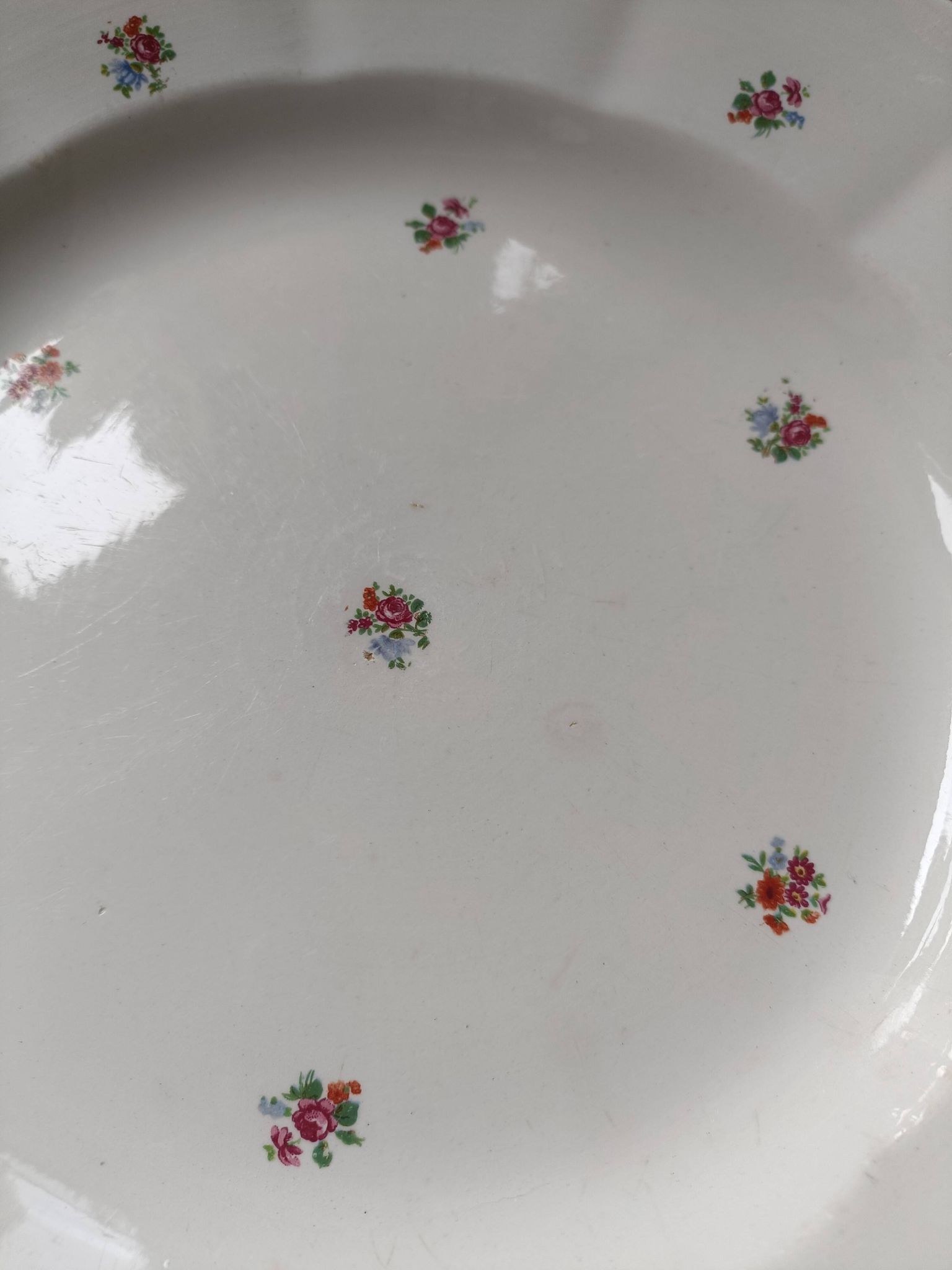 Grand plat Digoin Sarreguemines