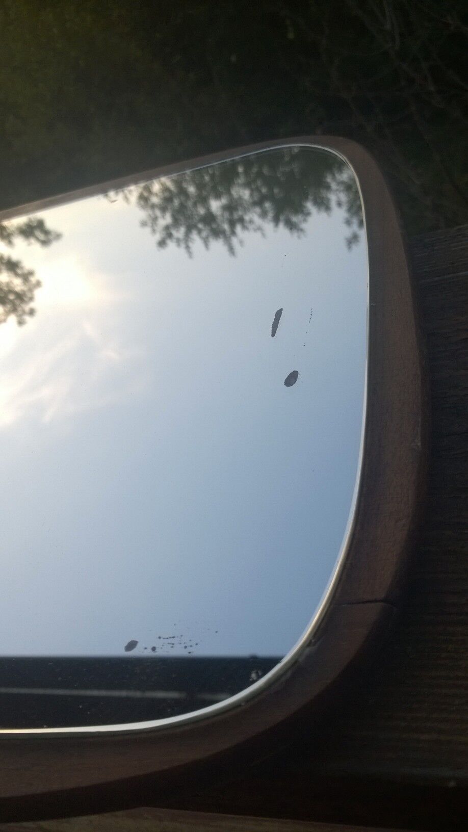 Mirror 1960s 72x32cm