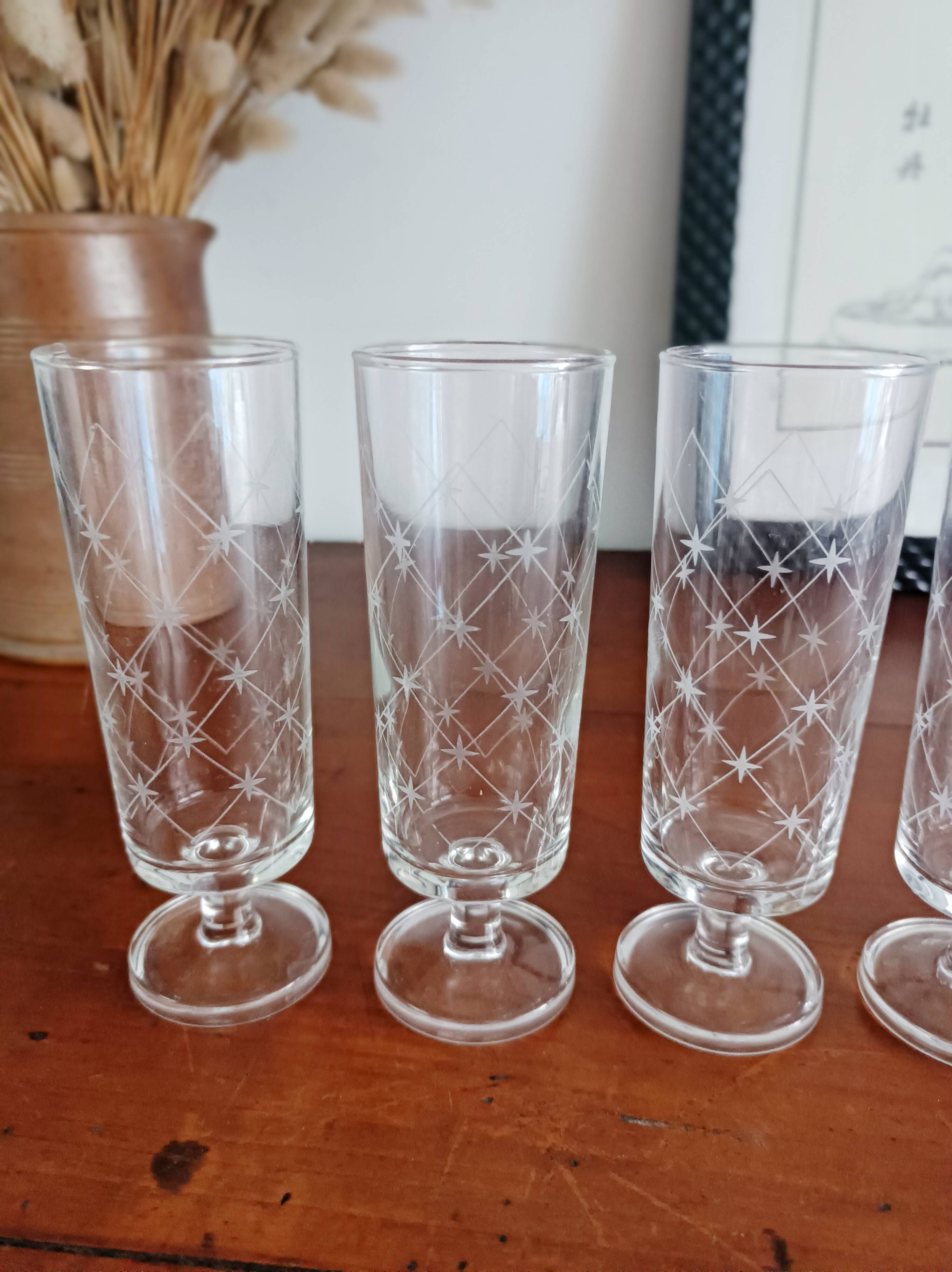 Set of 6 champagne flutes, Luminarc Antarès