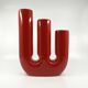 Vase with 3 necks in ceramic • space age • Italy • Circa 60/70