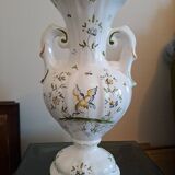 Moustiers Vase Signed.