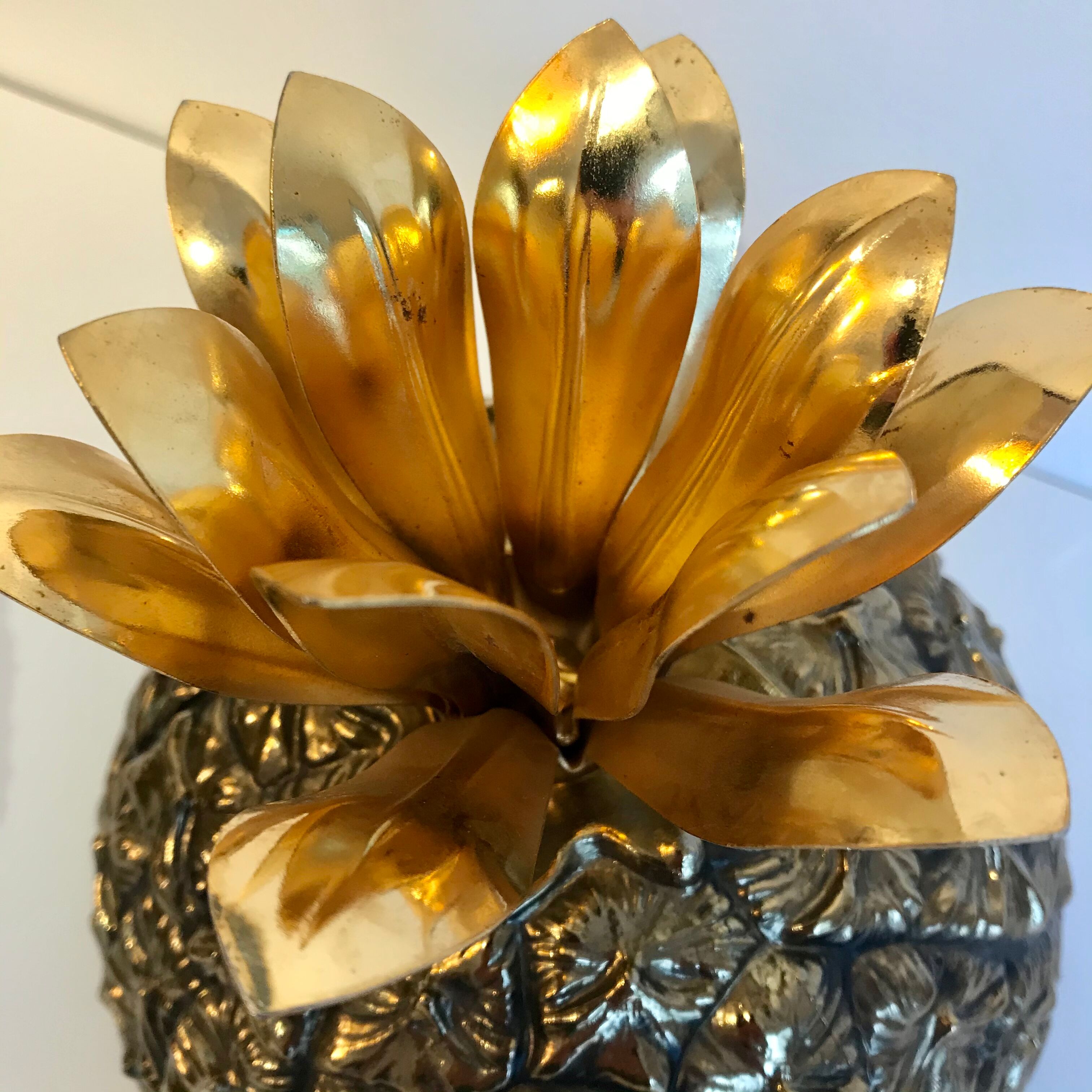 Pineapple ice bucket created by vintage Michel Dartois