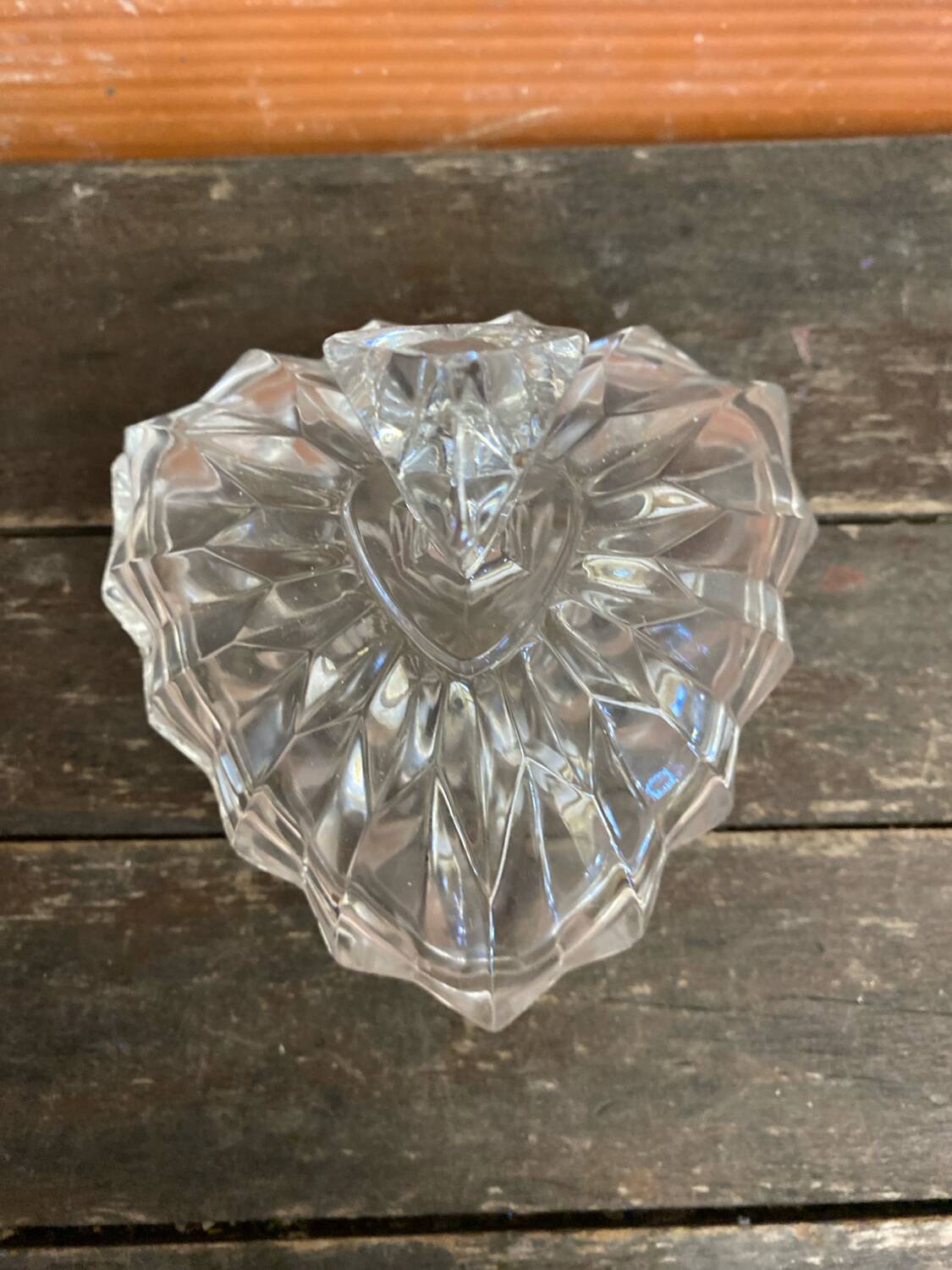 Vintage Crystal Bonbonnière Candy Dish #C872