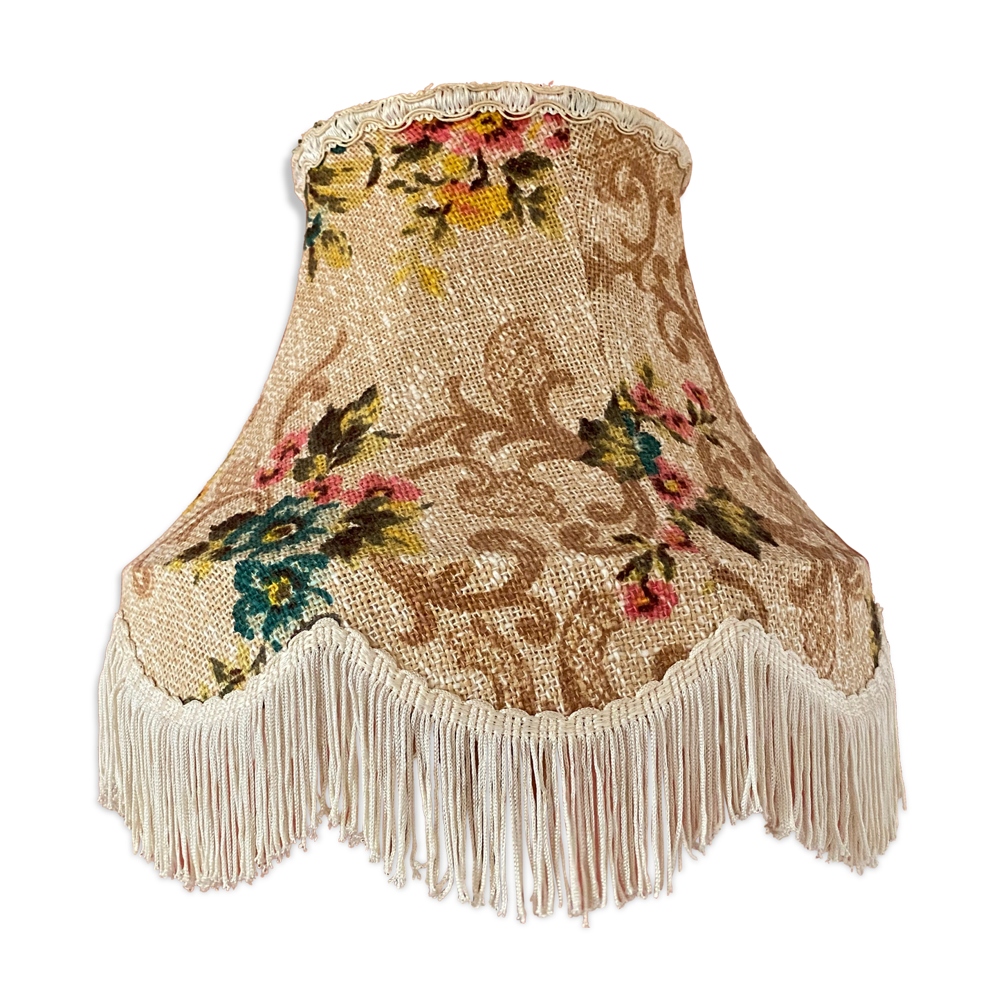 Vintage flowery lampshade