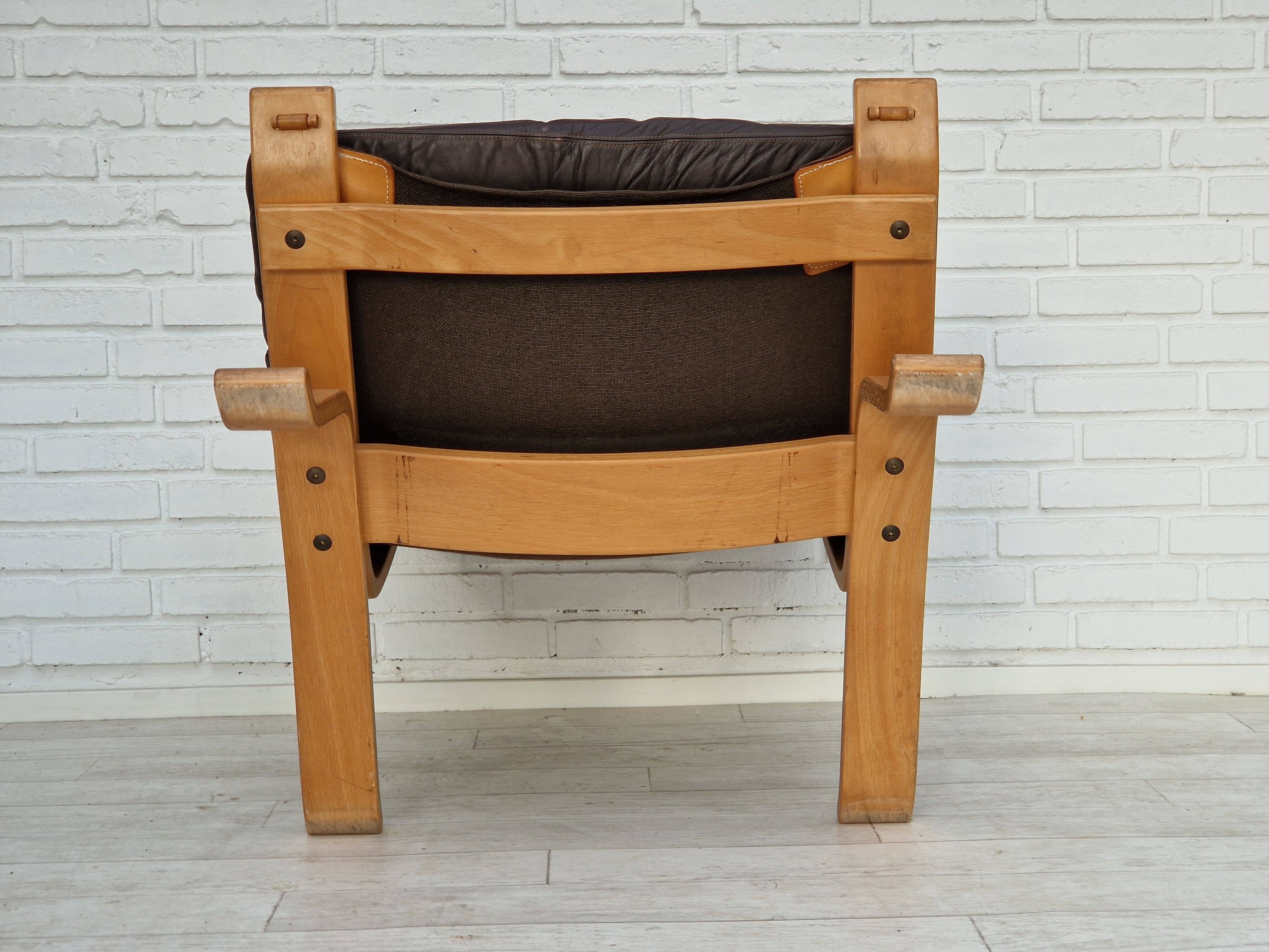 Fauteuil danois par Brammin Møbler années 70