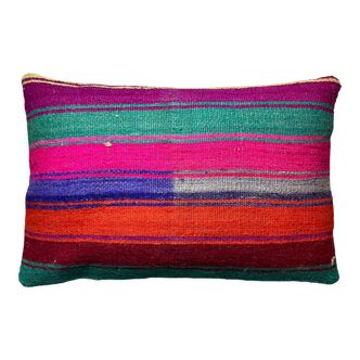 Vintage turkish handmade cushion cover , 40 x 60 cm