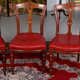 Ensemble de quatre chaises d’époque victorienne