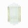 Mid Century Modern Ice Glass Wall Light From Doria, Germany, 1960s