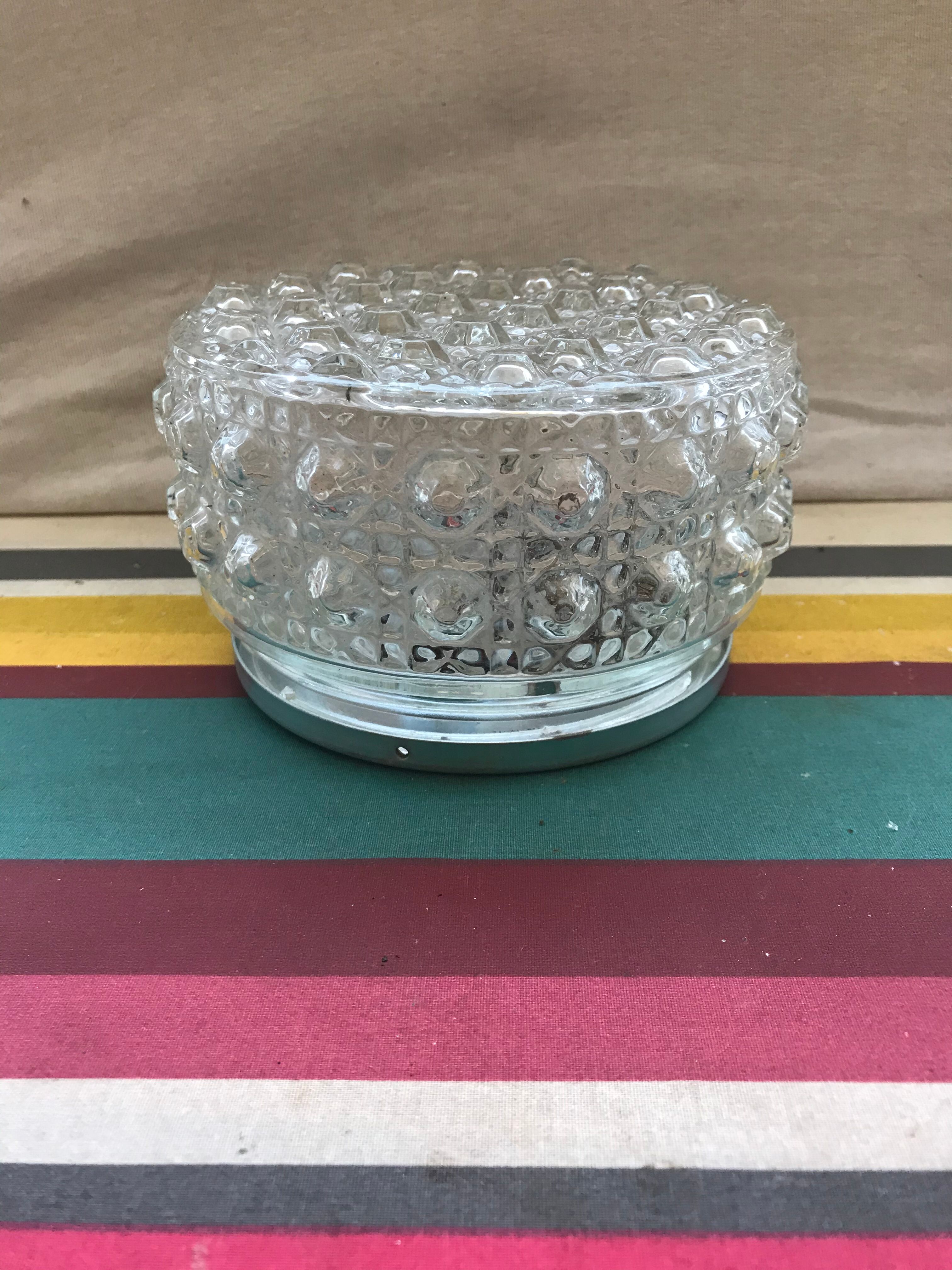 Glass sconce