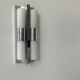 Vintage chrome and opaline metal wall light, Germany 1960