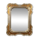 Miroir ancien à cadre doré avec décorations florales, Italie, XXe siècle