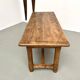 Table de ferme XIXe siècle en chêne et noyer