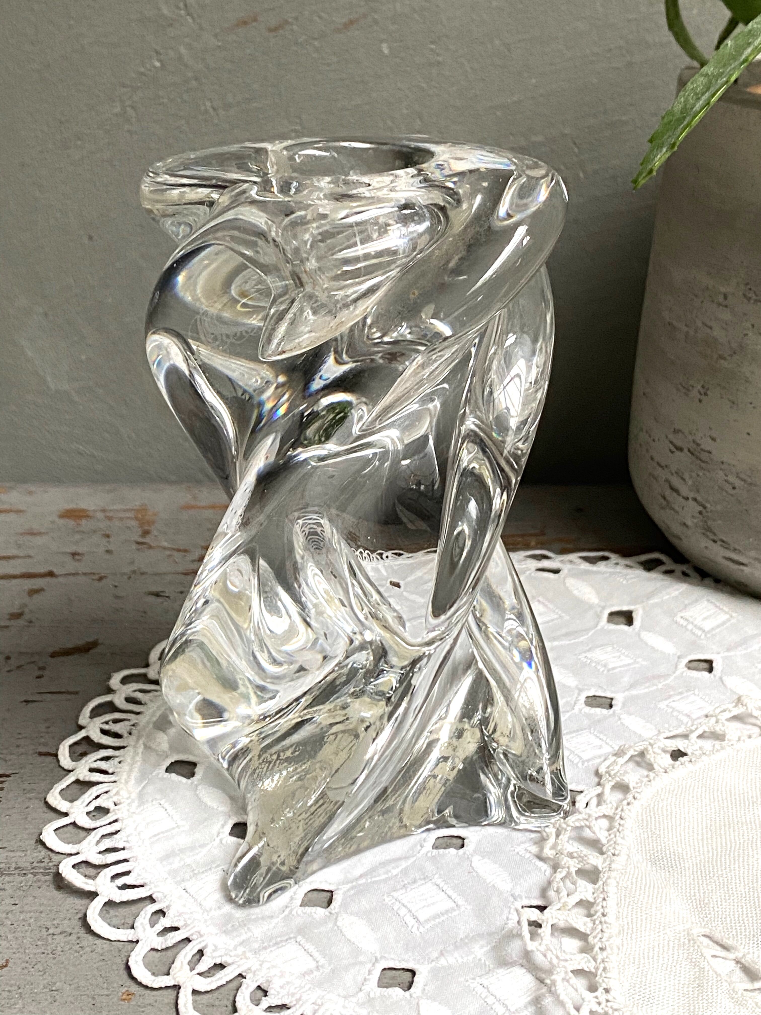 Crystal candle holder
