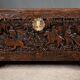 Large Camphor Wood Carved Chest, China – Mid 20th Century