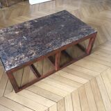 Industrial-style lounge coffee table