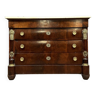 Empire period chest of drawers in mahogany circa 1800-1820