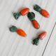 set of ceramic carrot knife holders