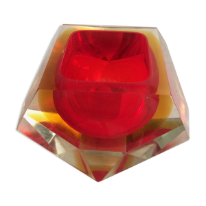 Cendrier verre Murano/Flavio Poli