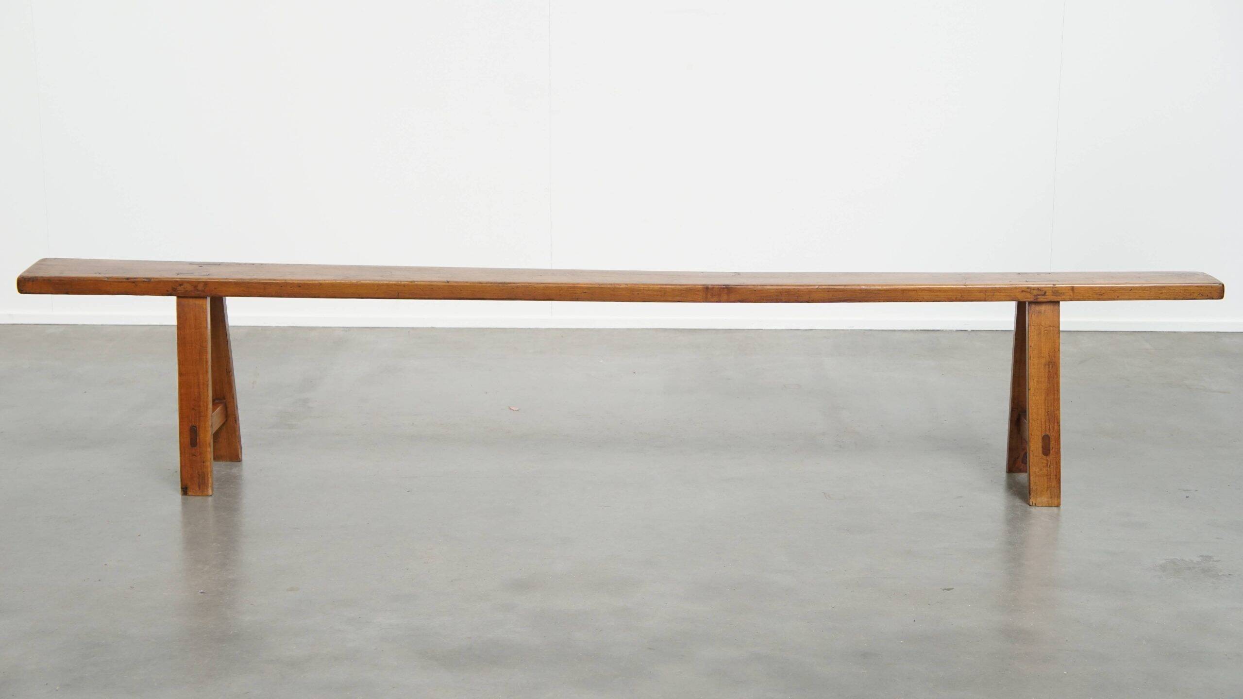 Banc antique en bois, France