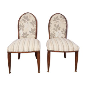2 chaises rénovées mix and match