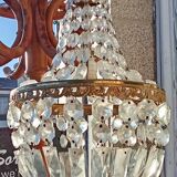 Antique hot air balloon chandelier with tassels