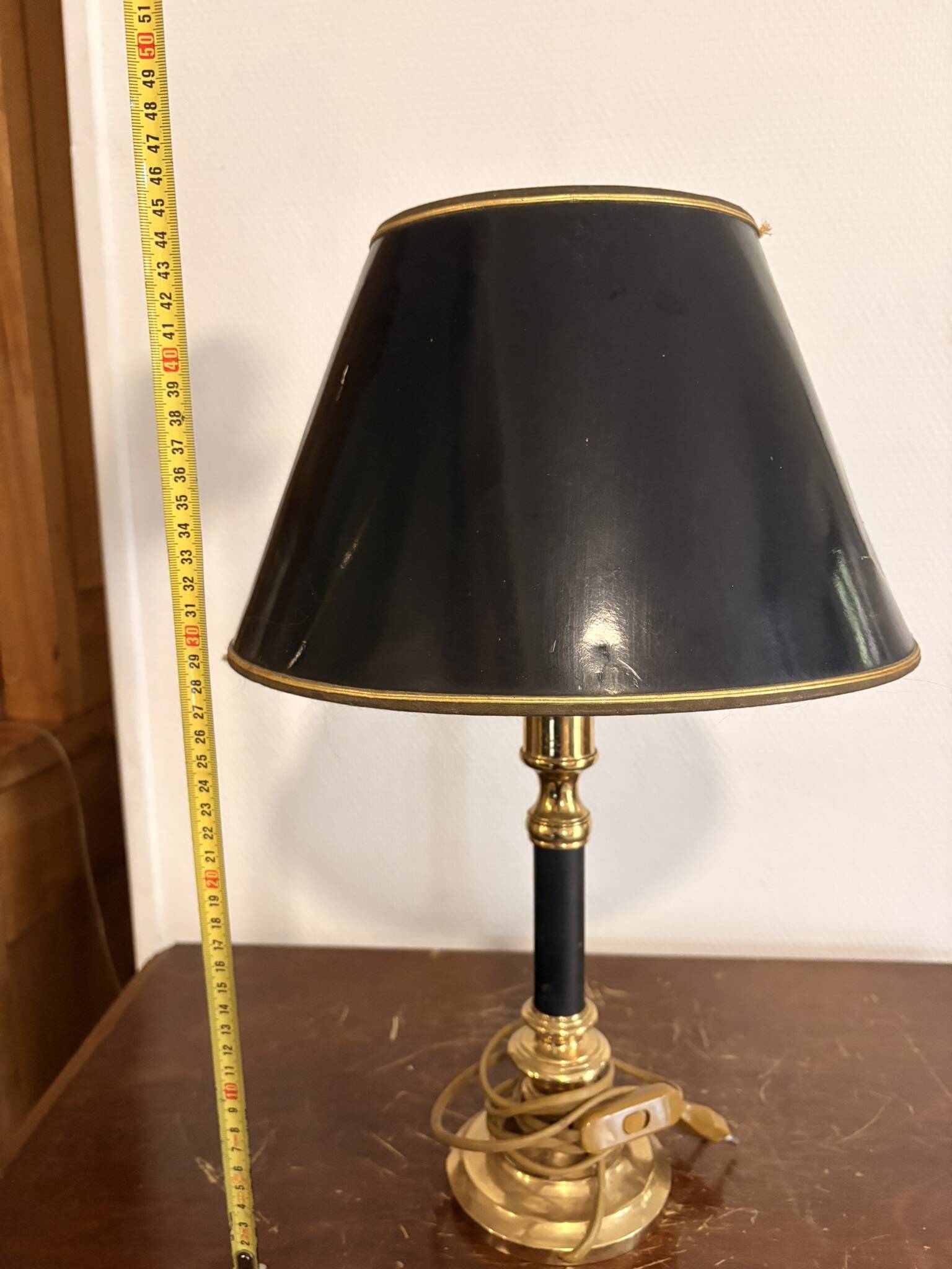 Antique Directoire Style Neoclassical Column Table Lamp Return Egypt