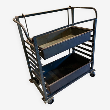 Industrial trolley or trolley in steel 1930/40