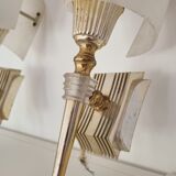 Paire appliques persplex vintage