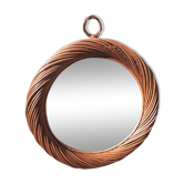 Wicker mirror