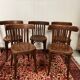 Antique Baumann bistro chairs x 5