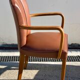 Pair of 50s bridge armchairs
