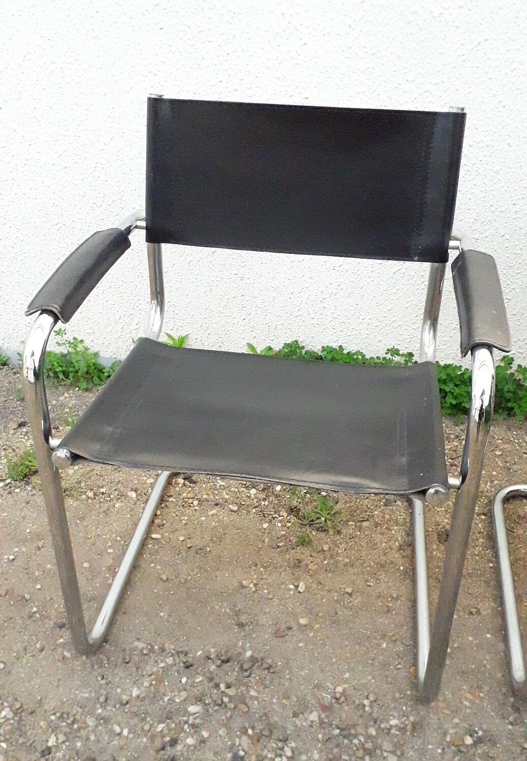 Black design armchair