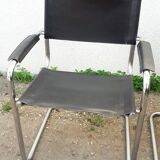 Black design armchair