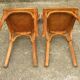 Pair of Baumann bistro chairs