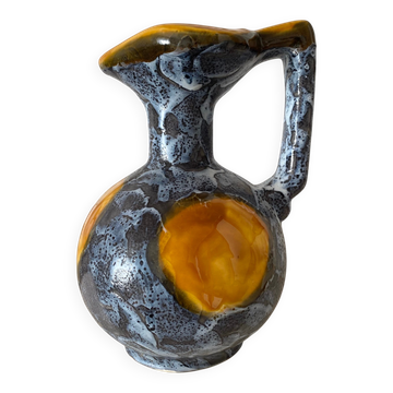 Pichet Vallauris, vase en céramique années 70