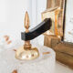Wall sconce style vintage empire perspex granulated