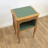 Wooden bedside table