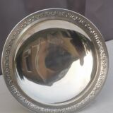 Shower bowl in silver metal