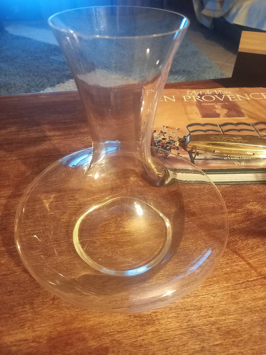 Beautiful glass decanter, Paul Bocuse