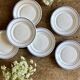 Set of 6 Arcoroc bread or dessert plates.