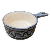 Old jean austruy ceramic casserole shape vintage caquelon pocket