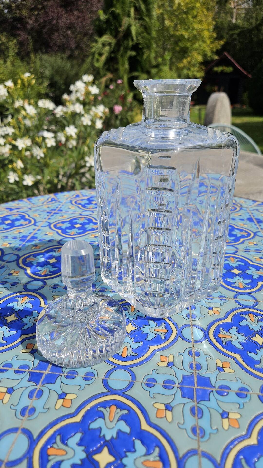 Carafe en verre