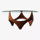 Modernist Coffee Table attributed to HP Glass, USA, 1960s