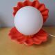 Lampe coquillage en porcelaine et opaline 1980