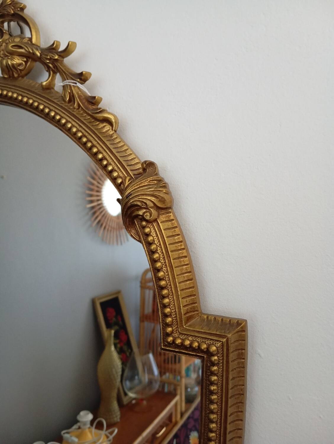 Classic bronze mirror